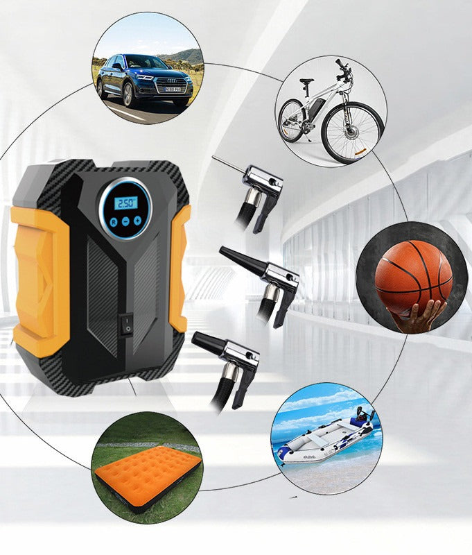 Portable Car Tire Air Compressor. Portable tire inflator – fast, practical, and always ready